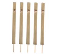 HIAKDOFT Bird Call Flute Whistle Bamboo 5pcs Set Traditional Bird Whistle Instrument Mimicking Warbler Songs for Outdoor Nature Play and Party Games