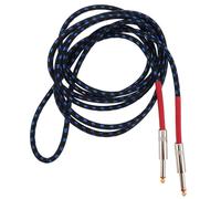 HIAKDOFT Braided Electric Guitar Amp Cord Noise-reducing Audio Cable for Bass Mandolin Pedal Amplifiers Flexible Instrument Patch Cable for Sound and Versatile Music Setup