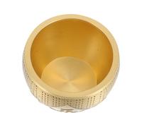 HIAKDOFT Brass Feng Shui Decoration Bowl Small Desktop Ornament Office Home Decor with Craftsmanship and Chic Design for Prosperity and Luck