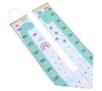 HIAKDOFT Canvas Height Measure Chart with Cute Animal Design Removable Wall Hanging Growth Ruler for Boys and Nordic Style Photo Prop for Nursery and Bedroom Decoration