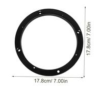 HIAKDOFT Car Speaker Adapter Ring Plastic Spacer Easy Install Auto Speaker Fast Ring Enhance Audio System Sound Quality