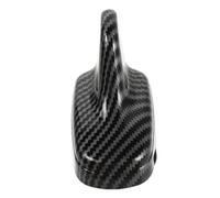 HIAKDOFT Carbon Fiber Shark Fin Car Antenna Cover Roof Signal Aerial for Cars Suvs Water-resistant Design Easy No-tool Installation Stylish Vehicle Radio Fm Am Signal