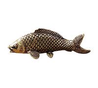 HIAKDOFT Carp Shape Ornament Creative Desktop Adornment for Home Simulated Carp Design for Living Spaces Lightweight and Polished Finish for Rooms and Contemporary Settings