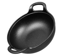 HIAKDOFT Cast Iron Saucepan Thickened Japanese Style Hot Pot Non-Stick Stew Pot with Ergonomic Handles for Uniform Heating and Easy Cleaning