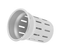 HIAKDOFT Ceramic Toilet Brush Holder with Frosted Matte Cup Stable Slip-resistant Base Bathroom Tool for Home Office Public Restrooms Toilet Bowl Brush Storage Stand