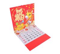 HIAKDOFT Chinese Lunar Wall Calendar Year of Horse Tear Off Daily Planner with Traditional Zodiac Design International Holiday Guide for Home Office Organization