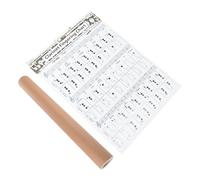 HIAKDOFT Clarinet Chord Finger Guide Chart Learning Poster for Beginners Practical Clarinet Fingering Reference Tool for Easy Practice and Skill Improvement