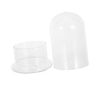 HIAKDOFT Clear Glass Terrarium Jar with Lid for DIY Miniature Landscape Transparent Plant Container for Moss and Air Plants Creative Micro Landscape Bottle for Home and Office Decoration