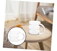 HIAKDOFT Clear Ripple Glass Cup for Home and Office Ribbed Drinking Glass for Cold Beverages Fruit Juice Beer and Coffee Stylish Water and Beverage Tumbler with Unique Wave Design
