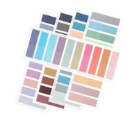 HIAKDOFT Colorful Transparent Sticky Index Tabs Book Reusable Adhesive Page Markers for Reading Notes Practical Portable Strips for Office Study and Book Annotation