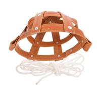 HIAKDOFT Comfortable Horse Mouth Covering with Rope Breathable Hollow Design Prevents Biting and Ensures Breathing for Horses and Cattle Lightweight Protective Grazing Muzzle