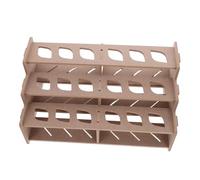HIAKDOFT Compact Paint Brush Organizer Rack for Paint Tubes Multi Tabletop Storage Stand for Oil Watercolor and Art Supplies for Artists Teachers and Hobbyists in Studios and Classrooms