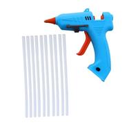 HIAKDOFT Cordless Hot Melt Glue Gun with Sticks USB Rechargeable Heat Tool Anti-Scald Design LED Indicator for DIY Handcrafts Accessories