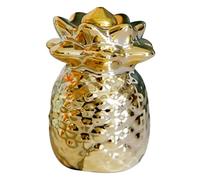 HIAKDOFT Creative Ceramic Pineapple Incense Holder Ornament Cute Retro Pineapple Decor for Home Aromatherapy Burner for Relaxation Stress Relief and Sleep Desktop Decoration