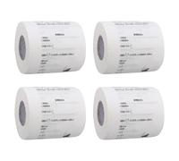 HIAKDOFT Creative Chemistry Physics Formula Printed Toilet Paper 4 Rolls Set, Decorative High School Science Pattern Tissue for Restroom and Home Use