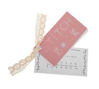 HIAKDOFT Creative Mini Sewing Book Card Set for Beginners and Adults Portable Embroidery Starter Kit with Elegant Flip Design DIY Craft Tool for Travel and Skill Improvement