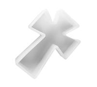 HIAKDOFT Cross Silicone Mold for DIY Candle Holder Making Flexible Non-Toxic Epoxy Resin Casting Mold for Aromatherapy Soap Plaster Crafts