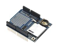 HIAKDOFT Data Logging Recorder Shield Module with Rtc Real Clock Compatible for Sd Cards Microcontroller Prototyping Board with Level Shifter and Built in Voltage Regulator