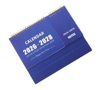 HIAKDOFT Desk Calendar Thick Paper Monthly Planner with Spiral Binding Desktop Organizer for Office Home School English Language Learning Paper Calendar