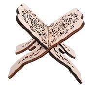 HIAKDOFT Detachable Wooden Bible Reading Stand Classic Confucian Book Holder Desk Book Rack for Office and Home Use