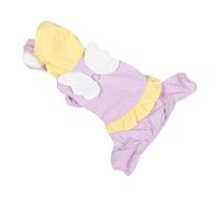 HIAKDOFT Dog Rain Coat for Small Dogs Four-legged Design Windproof Pet Rain Jacket with Hood Lightweight Breathable Outdoor Raincoat with Enhanced Visibility for Safe Walks