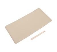 HIAKDOFT Double-sided Cork and PU Leather Gaming Mouse Pad Soft Desk Mat for Office Home Workstation Large Non-slip Computer Mouse Mat with Wrist Comfort Versatile Desk Accessory for Study