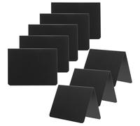 HIAKDOFT Double-Sided Desktop Chalkboard Signs with White Pens and Erasers Reusable Memo Boards for Birthday Parties Weddings Restaurants and Retail Shops Practical Table Message Labels