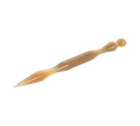 HIAKDOFT Ear Acupuncture Pen Dual Head Ox Horn Massage Tool for Deep Tissue Relief Portable Meridian Pressure Point Device for Auricular Therapy and Relaxation