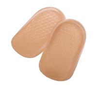 HIAKDOFT Elastic Soft Gel Height Increase Insoles for Men Women Invisible Heel Lift Inserts for Shoe Comfortable Silicone Cushion Pads for Height Boost Versatile Fit for Casual and Formal