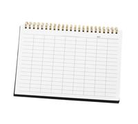 HIAKDOFT Financial Inventory Record Notebook with Horizontal Lined Pages for Business Expense Tracking Personal Finance Ledger Budget Planning and Stock Management Multipurpose Use for