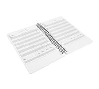 HIAKDOFT Fitness Planner Workout Journal Spiral Notebook Gym Log for Women Men Portable Fitness Tracker with Exercise Weightlifting Record Convenient Training Scheduler Health Enthusiasts