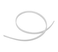 HIAKDOFT Flexible PVC LED Strip Light Channel with Frosted Diffuser Curved Soft Profile for Indoor Wall Mount Glare Reduction Cuttable Decorative Tape Lighting Cover