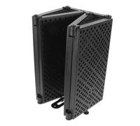 HIAKDOFT Foldable Microphone Sound Absorbing Shield Soundproof Guard for Studio Recording Live Broadcast with Desktop and Stand Mount Lightweight Isolation Cover for Vocal Tracks