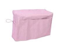 HIAKDOFT Foldable Sewing Machine Dust Cover with Storage Bag Household Sewing Machine Organizer Grime Shield Protection Tailored Fit for Versatile Models Easy Installation Pink