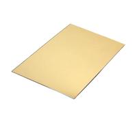 HIAKDOFT Golden Mirror Self Adhesive Acoustic Guitar Blank Scratch Plate Material Sheet DIY Protective Non Deformation Wear Resistant Guitar Decoration