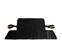 HIAKDOFT Half Car Cover for Suvs and Trucks Reflective Sun and Snow Shield for Front Windshield and Hood Easy Install All-season Protection Against UV Rain and Heat