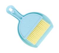 HIAKDOFT Hamster Litter Broom Set Mini Brush Cage Cleaner Dustpan PP Material Pet Cage Cleaning Tool Set for Guinea Pigs Small Pets with Special Dustpan Design Blue