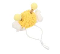 HIAKDOFT Hand Knitted Year Hat for Hamsters and Small Animals Comfortable Tiny Pet Headwear with Festive Animal Designs for Year Party and Social Media Photos