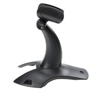 HIAKDOFT Handheld Barcode Scanner Stand Bracket Holder for Wireless Wired Devices Wear-resistant Plastic with Stable Base Portable Small Scanner Holder for Desk Use