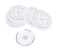 HIAKDOFT Handmade Kumihimo Disk Weaving Plate with Positioning Pins Round Foam Braiding Board for DIY Bracelet Making and Craft Projects Suitable for Beginners and Crafters Random Color