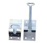 HIAKDOFT Heavy Duty Steel Rv Door Holder T Style Entry Catch for Trailer and Refrigerated Truck Doors for Camper and Industrial Use