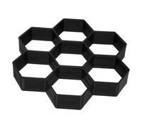 HIAKDOFT Hexagon Plastic Cement Floor Tile Mold for DIY Path Paving Reusable Garden Path Maker Mold Easy to Clean Floor Mould for Patio and Decoration