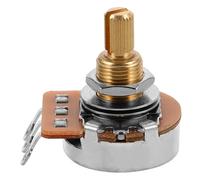 HIAKDOFT High Precision Audio Taper Potentiometer for Electric and Bass Guitar Control Knobs Long Shaft Metal Variable Resistor Smooth Volume Transition Replacement Part for Guitar Repair