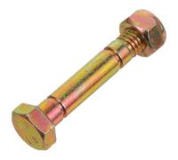 HIAKDOFT High-Strength Shear Pin Assembly with Nut for Snow Blower Attachments Snow Equipment Safety Replacement Bolt for Harsh Winter Conditions Easy to Install