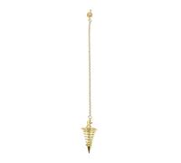 HIAKDOFT Hollow Metal Pendant for Women Gold Plated Love Pendant Jewelry Suit Chakras Crystals Decorative Divination