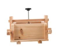 HIAKDOFT Household Tofu Maker Mold Press Wooden Bean Curd Box for Homemade Tofu and Cheese Easy Use Removable Mold for Fresh Production