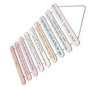 HIAKDOFT Inspirational Wood Hanging Sign for Bedroom and Office Decor Wall Art Plaques with Positive Affirmations Easy to Hang Wooden Wall Decorations for Living and Hallway