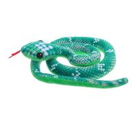 HIAKDOFT Interactive Plush Snake Cat with Catnip Serpent for Indoor Cats Squeaky Sound Snake Enrichment and Boredom Relief