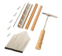HIAKDOFT Key Kalimba DIY Thumb Piano Keys Set with Tuning Hammer Smooth Polished Metal Repairing Parts for Self-assembly Sound Quality Easy Installation Accessories Kit for Music Lovers and