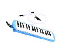 HIAKDOFT Key Melodica Musical Instrument for Beginners Lightweight Portable Keyboard with Built Sound Effects and Rhythms Blue-white Electronic Piano for Practice and Performance